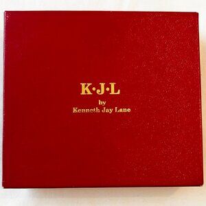 Kenneth Jay Lane (KJL) 2009 Inaugural Simulated Pearl Necklace and Stud Earrings